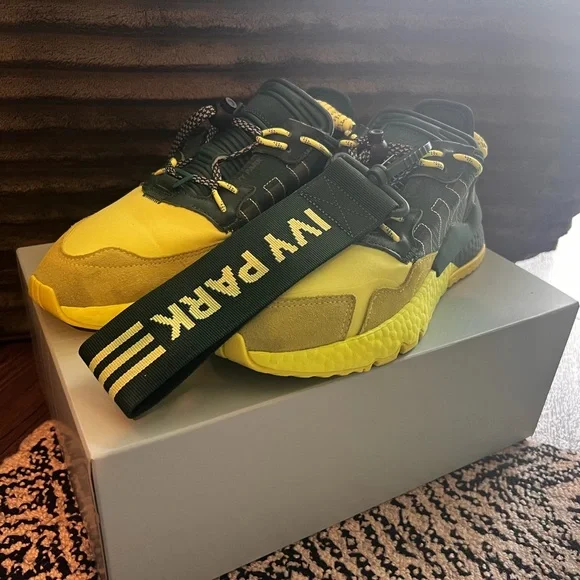 Adidas IVY PARK Sneakers in Yellow and Green - Picture 2 of 5